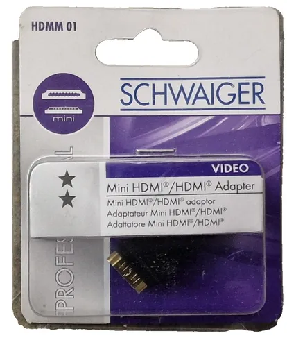 Schwaiger HDMM01 Mini HDMI/HDMI Adapter