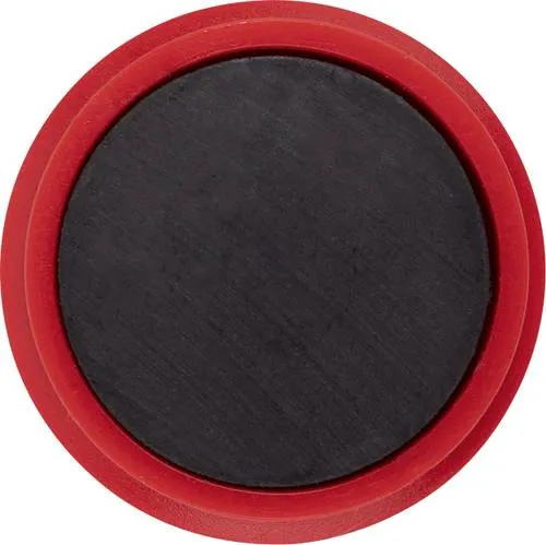 Magnetoplan Magnet Basic Serie (Ø) 38mm rund Rot 10 St. 1863806
