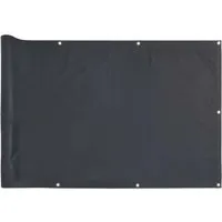 vidaXL Balkon-Sichtschutz Anthrazit 400x120 cm PVC 4005485 - Vielseitiger Balkon-Sichtschutz in elegantem Anthrazit, aus witterungsbeständigem PVC. Ideal als Wind- und Sichtschutz für deinen Außenbereich, einfach zu montieren und pflegeleicht.