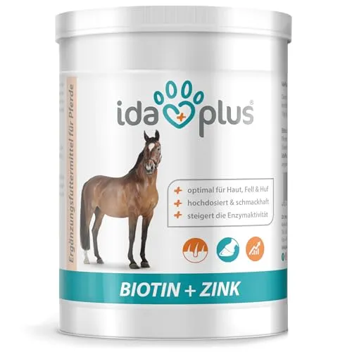 Ida Plus Biotin + Zink – Premium Hufpflege für Pferde von Ida Plus