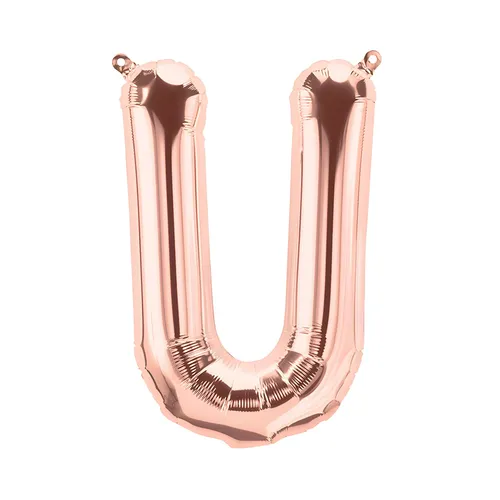 cm Folienballon Buchstaben A-Z Rosegold Name Geburtstag Luftballon klein 40