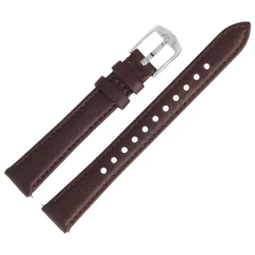 FOSSIL Uhrenarmband 14mm Leder Braun von Fossil