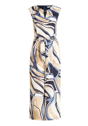 BETTY & CO Damen Jumpsuit ohne Arm - Eleganter Damen Jumpsuit in taillierter Passform, mit praktischen Nahttaschen und Gürtel für eine betonte Silhouette. Ideal für feminine Anlässe und pflegeleichtes Polyester-Material.