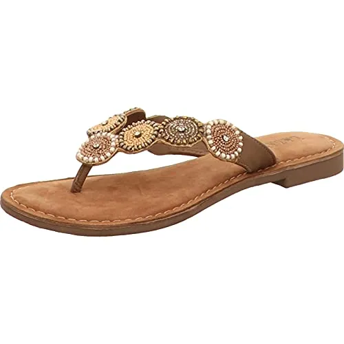 Lazamani 75.451 Damen Zehensteg Sandalen, EU 39