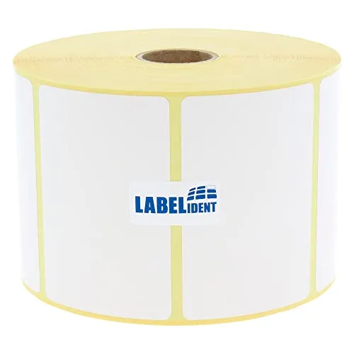 Zebra kompatible Thermoetiketten Top, Z-Select 2000D - 76,2 x 50,8 mm - formatgleich mit Zebra 800263-205 - 1.370 Etiketten für Zebra Drucker auf 25 mm Kern, selbstklebend