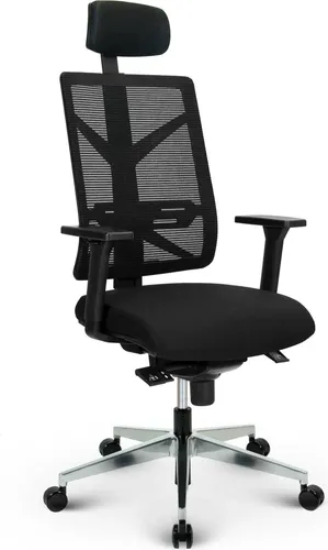 Versee Chefsessel V1801 – Ergonomischer Bürostuhl in Schwarz, bis 150 kg - Ergonomischer Chefsessel V1801 aus strapazierfähigem Stoff mit höhenverstellbarer Lendenstütze. Ideal für Home Office und Büros, sorgt für höchsten Komfort und optimale Unterstützung während der Arbeit.