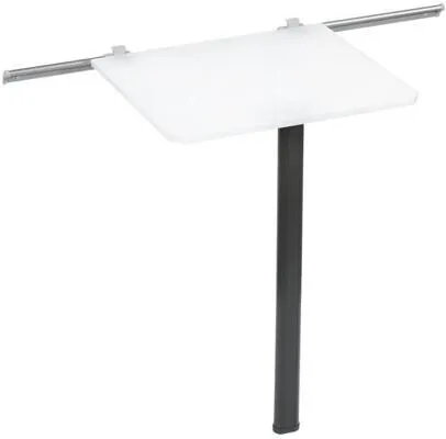 Fawo Tischgleitschienenset, silbergrau