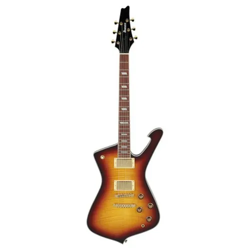 Ibanez IC420FM-VLS E-Gitarre - 6-Saitige Iceman E-Gitarre mit geflammter Ahorn-Decke und Super 80 Humbuckern für kraftvollen Sound; inkl. Gigbag – ideal für Musiker, die Stil und Leistung suchen.