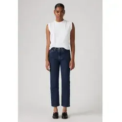 Levi's Damen 501® Crop Jeans Salsa Stonewash 25W/26L - Klassische Straight Fit Jeans mit hohem Bund für deinen einzigartigen Style. Aus leichtem, bequemen Material. Nachhaltige Baumwollproduktion für ein besseres Gewissen.