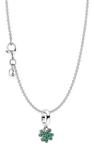 Produktbild Pandora Kette mit Anhänger Vierblättriges Kleeblatt Silber Set