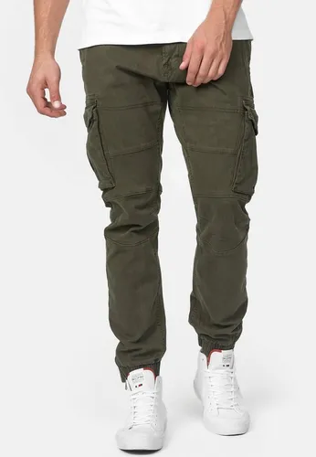 Indicode Herren Cargohose Alex - Baumwolle mit 6 Taschen | Cargo Chino Hose für Männer - Die elastische Baumwollqualität sorgt für optimalen Sitz und Tragekomfort. Vielseitig kombinierbar mit verschiedenen Oberteilen, ist die Cargohose