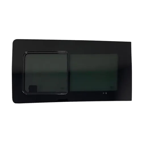 Seitenfenster Schiebefenster für Mercedes Vito W447 2014-2025 Links - Auto Fenster Formteile, gehärtetes Sicherheitsglas für erhöhte Sicherheit und stilvolle dunkle Rauchtönung für mehr Privatsphäre.