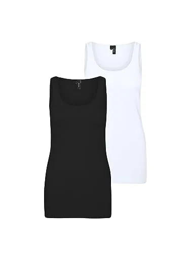 VERO MODA VMMAXI My Soft Long Tank TOP 2-Pack von VERO MODA