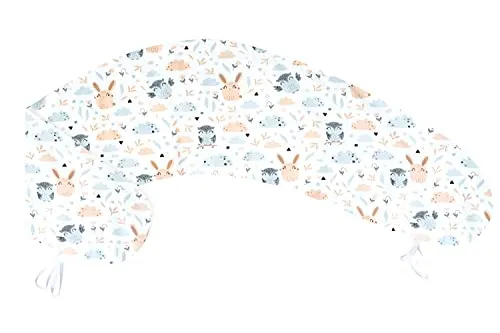 Amilian Bezug, Kissenbezug für Stillkissen, Lagerungskissen, Seitenschläferkissen, Pregnancy Pillow; Pillow Cover; Ersatzbezug; Größe ca. 170cm, Lichtung