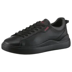 HUGO Herren Blake_Tenn_lt_n Tennis Sneaker, Schwarz, 44 EU - Herren-Sneaker mit bequemer Passform, hochwertiger Verarbeitung und stilvollem Markenaufkleber für einen modernen Look.
