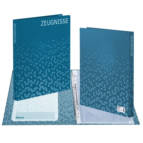 HERMA Zeugnis Ringbuch Zeugnisringbuch DIN A4 blau