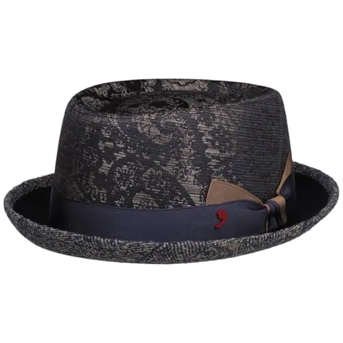 Alfonso D’Este Paisley Pork Pie Stoffhut von Alfonso D’Este