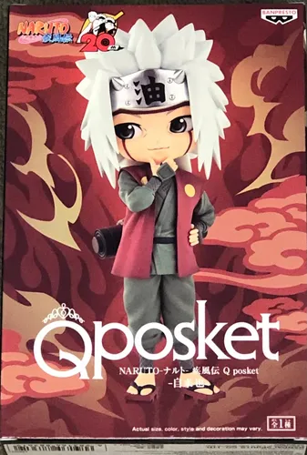 BANPRESTO Naruto – Jiraiya – Q Posket 15 cm - Model Statuen, detailreiche und handbemalte Figur aus Banprestos beliebter Statuen-Reihe – ein Muss für Naruto-Fans!