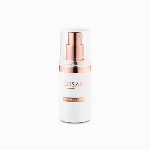 COSART Intuitive CC Cream - light (15 ml) - BB-CC-DD Cremes, parabenfrei und vegan mit Hyaluronsäure für eine hydratisierte und strahlende Haut.