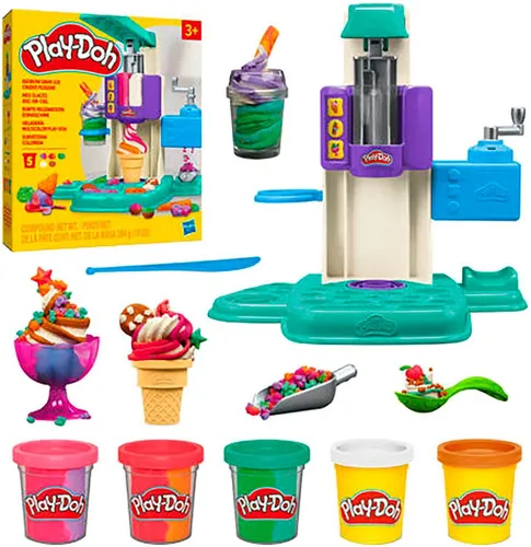 Play-Doh Bunte Regenbogen Eismaschine