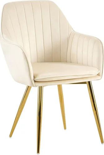 Deluke Esszimmerstuhl, Creme, Stilvolles Design & Hoher Komfort