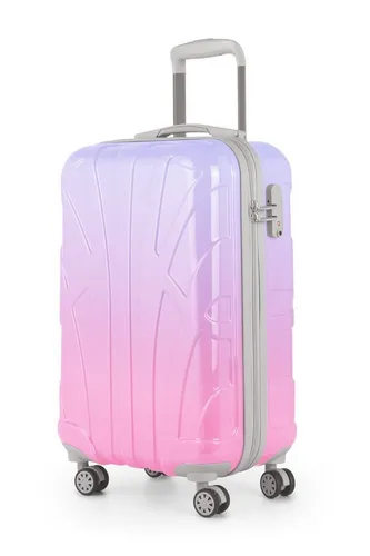 Suitline Handgepäckkoffer S1 - 4 Rollen Trolley 55x35x20 cm - Robuster Handgepäck-Koffer mit 34 L Volumen, ideal für alle Fluggesellschaften. Mit TSA-Zahlenschloss und 360° drehbaren Rollen für hohen Komfort unterwegs.