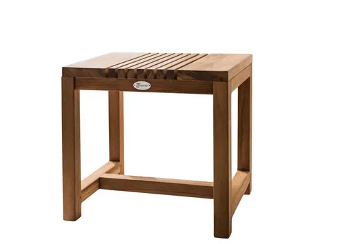 Destiny Beistelltisch SPA & LIVING, Saunabank 45,5x35,5x45cm, Teak