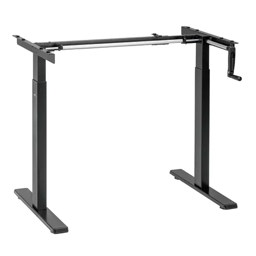 Höhenverstellbarer Schreibtisch 60kg schwarz, MC-790NB in schwarz von MC
