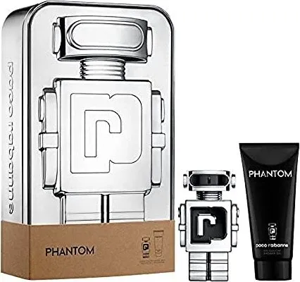 Rabanne Phantom 2024 Edition Duftset - Parfum für Männer mit einem futuristischen, aromatischen Duft. Erlebe Selbstsicherheit und Energie durch Noten von Lavendel, Zitrone und Vanille. Nachhaltig und einzigartig im Design.
