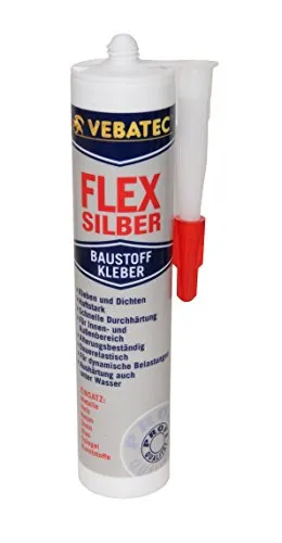 Vebatec FLEX SILBER Baustoffkleber 290ml dauerelastisch