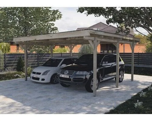 Doppelcarport weka 616 von Weka