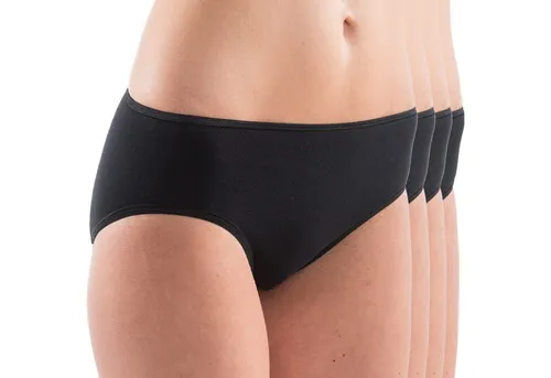 HERMKO Midislip 1031 (Pack, 4er) Bio-Baumwolle Jazz-Pant Form Übergröße weich, elast. Abschluss basic