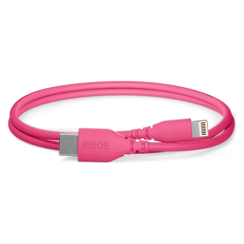 RØDE SC21 USB-C auf Lightning Kabel (30 cm, Pink) in pink von RØDE