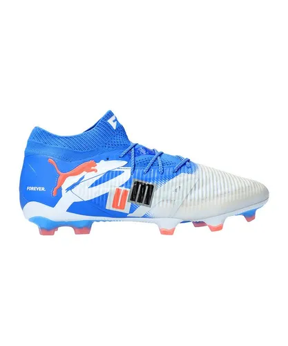 PUMA FUTURE 8 Ultimate FG Forever Weiß Unisex Fußballschuh 40,5 EU - Fußballschuhe für Naturrasen, atmungsaktives Obermaterial für optimalen Komfort und Leistung auf dem Platz.