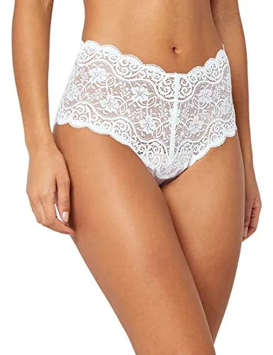 Triumph Damen Amourette 300 Maxi X Panties, Weiß, 36 EU - Erotische Damen-Höschen mit klassischem Fit, hohem Bund und schöner Blütenspitze für einen eleganten Look und optimalen Sitz.