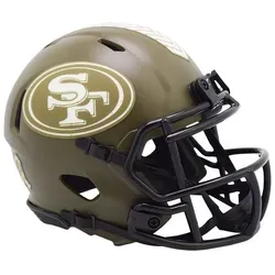 Riddell Speed Mini Football Helm San Francisco 49ers von Riddell