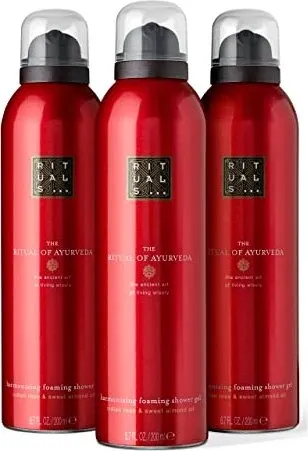 Rituals - The Ritual Of Ayurveda Foaming Shower Gel - 200 ml - Cosmetics: Erlebe den luxuriösen Duschschaum mit indischen Rosen und süßem Mandelöl für seidenzarte Haut und ein harmonisches Duscherlebnis.