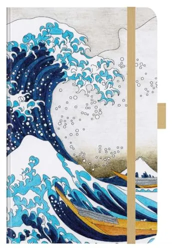 Buchkalender Times Small12 Trend Welle 2026: Terminplaner mit hochwertiger Covergestaltung. 9 x 14 cm