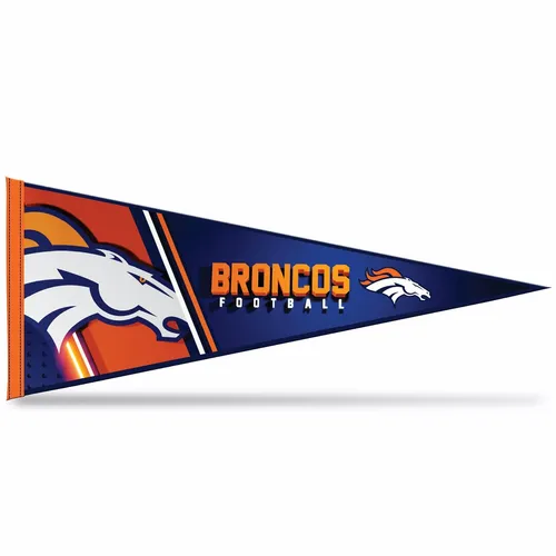 Denver Broncos NFL Wimpel aus robusten weichem Filz ca. 75 cm