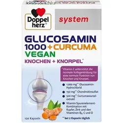 Doppelherz Glucosamin 1000 + Curcuma vegan Kapseln