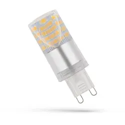 Spectrum LED Premium Leuchtmittel Stiftsockel Lampe 4W = 39W G9 klar 460lm 860 Kaltweiß 6000K Tageslicht 270°