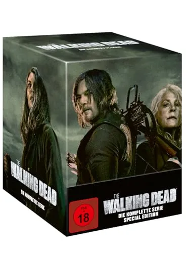 The Walking Dead - Die komplette Serie - Hochspannende Zombie-Apokalypse, die alle Staffeln umfasst und für Erwachsene ab 18 Jahren geeignet ist.