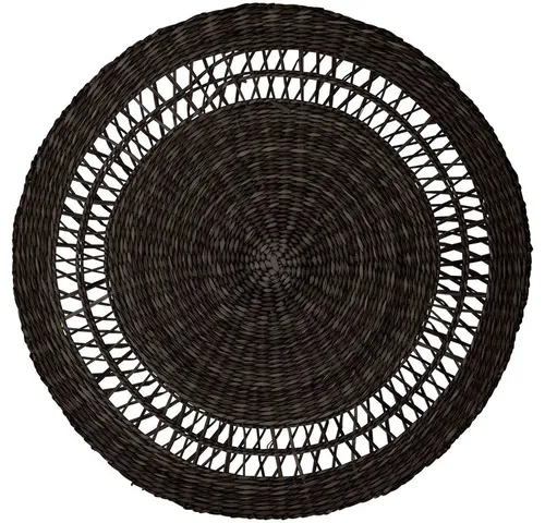 Greengate Platzset Tischset rund black 38cm (1Stück)