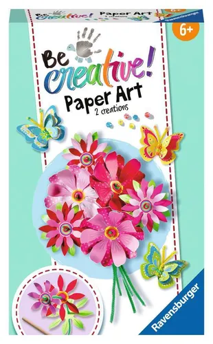 Ravensburger 23678 BeCreative Paper Art Flowers & Butterflies