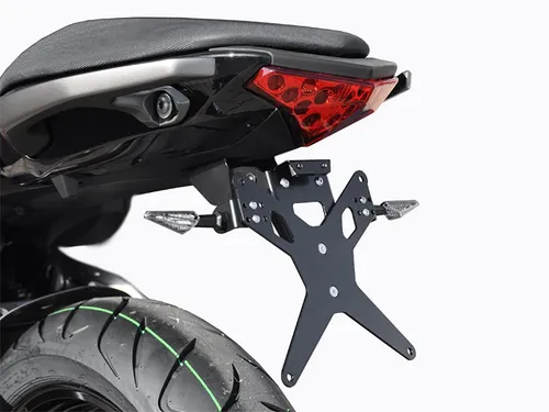 ZIEGER Kennzeichenhalter X-Line Kennzeichenhalter für Kawasaki ER-6 n / f BJ 2012-16