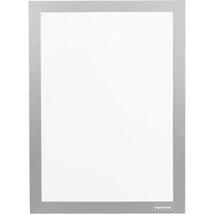 Magnetoplan Inforahmen 1132032 magnetofix, A3, Rückseite selbstklebend, silber, 2 Stück