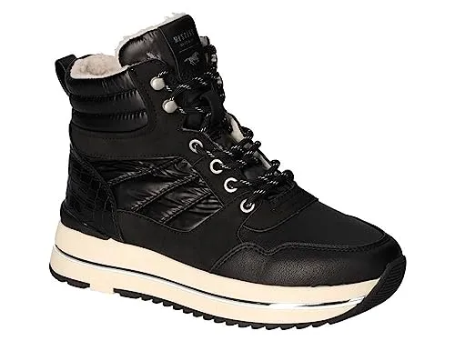 Ara Shoes Winterboots in Schwarz - 38 - Wanderschuhe mit Schnürung und seitlichem Reißverschluss, wärmendem Textilfutter für optimalen Komfort bei kaltem Wetter.