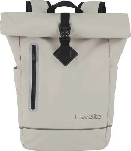 Travelite Basics Rollup Plane Rucksack in beige von travelite