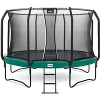 Produktbild SALTA Trampolin First Class Ø 366 cm grün mit Netz & Leiter