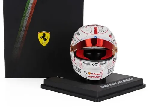 MODELLAUTO HELM MINI HELMET F1 LOOKSMART 1:5 FERRARI SF-25 LECLERC JAPAN GP 2025